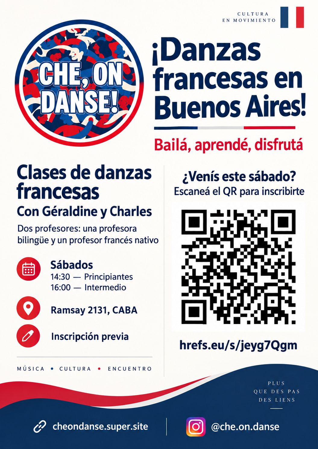Clases de danzas francesas